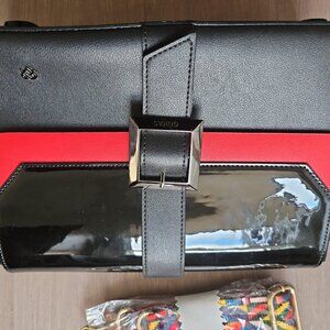 Gunas New York Emily Vegan Leather Crossbody Handbag